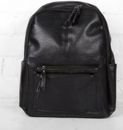 Black fashion women backpack